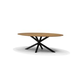 Sirius Eetkamertafel 240X120 Ovaal Mango Naturel 3cm