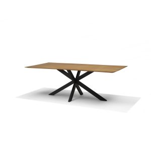 Star Eetkamertafel 240X100 Rechthoek Mango Naturel 3cm