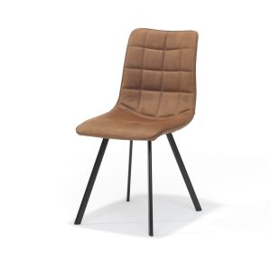 Cora stoel - Bull Microleder Camel #09