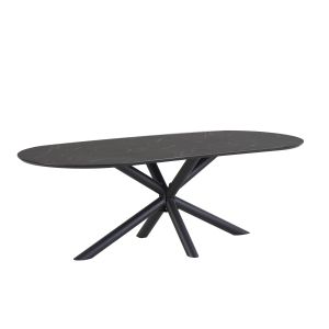 Sirius 210X100 Capsulevorm HPL Zwart Marmer 25mm