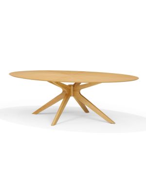 Julia 120X70 Salontafel Ovaal Eiken Naturel