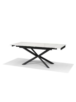 Reno Tafel - Wit Deckstone 136-196X90 Uitschuifbaar