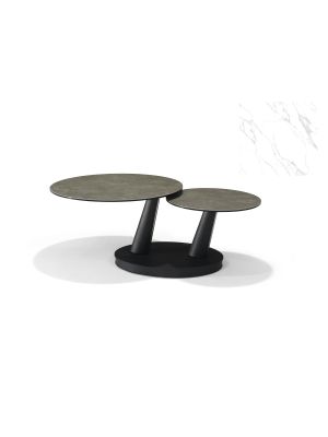 Antares Salontafel B-5712 - Wit Deckstone - 2 Bladen Draaibaar