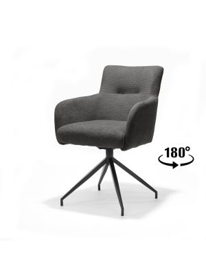 Joey armstoel Stof Aragon Antraciet