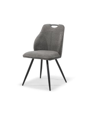 Adele stoel Stof Retro Bliss #93 Antraciet