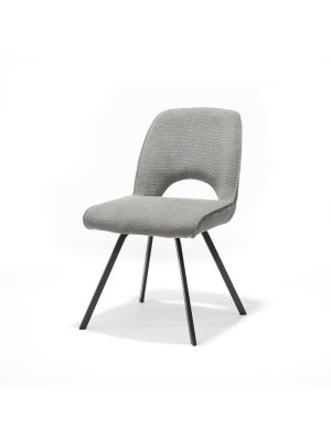Jody stoel Stof Aragon Grijs