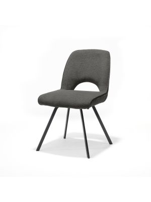 Jody stoel Stof Aragon Antraciet