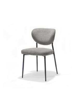 Lucas stoel Stof Aragon Grijs