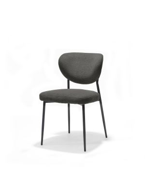 Lucas stoel Stof Aragon Antraciet